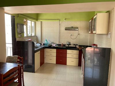 Kitchen Image of 1062 Sq.ft 2 BHK Apartment / Flat for rent in Kate Puram, Pimple Gurav Pune for Rs. 25000