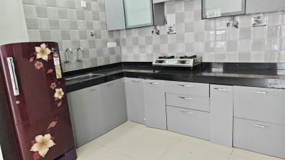 Kitchen Image of 1050 Sq.ft 2 BHK Apartment / Flat for rent in Bhandari Savannah , Wagholi Pune for Rs. 26000