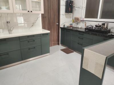 Kitchen Image of 1250 Sq.ft 3 BHK Apartment / Flat for sale in Goel Ganga Serio E F Building, Kharadi Pune for Rs. 20000000