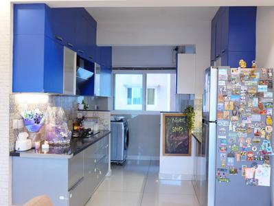 Kitchen Image of 1300 Sq.ft 2 BHK Apartment / Flat for rent in Brigade Lakefront, Hoodi Bengaluru for Rs. 80000