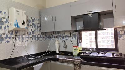 Kitchen Image of 580 Sq.ft 1 BHK Apartment / Flat for rent in Raunak City, Kalyan West Kalyan for Rs. 17000