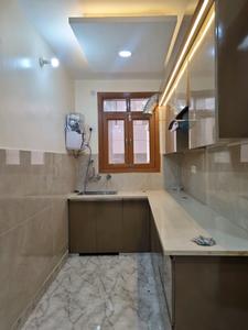 Kitchen Image of 1000 Sq.ft 3 BHK Builder Floor for rent in Dwarka Mor New Delhi for Rs. 35000