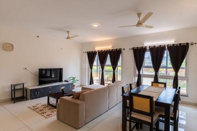 Hall Image of 2000 Sq.ft 3 BHK Apartment / Flat for rent in Vajram Esteva, Bellandur Bengaluru for Rs. 130000