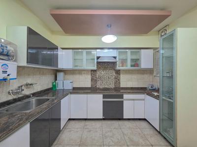 Kitchen Image of 1800 Sq.ft 3 BHK Apartment / Flat for sale in Rajpur Road Dehradun for Rs. 12000000