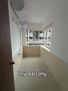 Balcony Image of 1061 Sq.ft 2 BHK Apartment / Flat for rent in Nandan Carnival, Adgaon Nashik for Rs. 17000