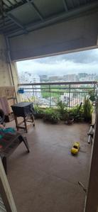 Balcony Image of 1450 Sq.ft 3 BHK Apartment / Flat for rent in Vertical Oriana, Mundhwa Pune for Rs. 53000