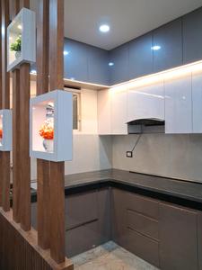 Kitchen Image of 1200 Sq.ft 3 BHK Apartment / Flat for sale in Hark Sai Homes 6, Sector 49 Noida for Rs. 6000000