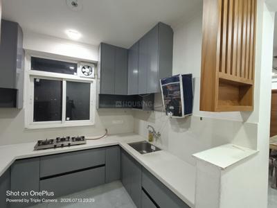 Kitchen Image of 2001 Sq.ft 3 BHK Apartment / Flat for rent in The Aristo, Sukhalpura Jaipur for Rs. 54000