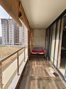 Balcony Image of 1800 Sq.ft 3 BHK Apartment / Flat for sale in Bhayli Vadodara for Rs. 11100000