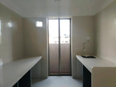 Kitchen Image of 670 Sq.ft 1 BHK Apartment / Flat for sale in Rajhans Moonstone, Vasai West Vasai for Rs. 6800000