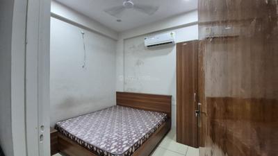 Bedroom Image of 450 Sq.ft 1 BHK Builder Floor for rent in Mahalakshmi Nagar Indore for Rs. 17000