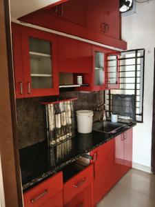 Kitchen Image of 1400 Sq.ft 3 BHK Duplex for rent in Apar Kalash City Villa, Ayodhya Bypass Bhopal for Rs. 14000
