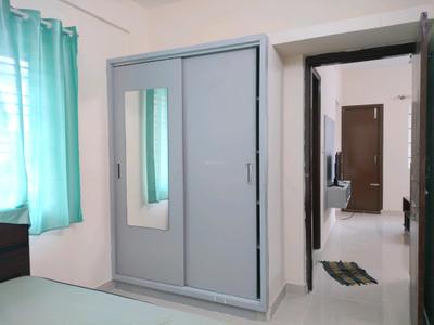 Bedroom Image of 550 Sq.ft 1 BHK Builder Floor for rent in HSR Layout Bengaluru for Rs. 23000