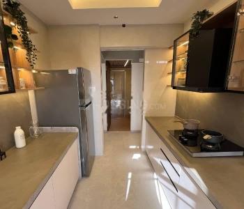 Kitchen Image of 634 Sq.ft 1 BHK Apartment / Flat for rent in Dosti West County Phase 4 Dosti Pine, Thane West Thane for Rs. 22000