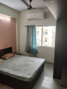 Bedroom Image of 800 Sq.ft 2 BHK Apartment / Flat for rent in Adani Pratham Phase 2, Vaishno Devi Circle Ahmedabad for Rs. 22500