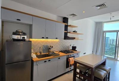 Kitchen Image of 488 Sq.ft 1 BHK Apartment / Flat for rent in Dubai Hills Dubai for Rs. 195000