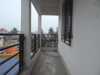 Balcony Image of 1050 Sq.ft 2 BHK Apartment / Flat for sale in Durga Nagar Kolkata for Rs. 3255000