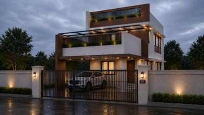 Image of 1857 Sq.ft 3 BHK Villa for sale in Vadavalli, Coimbatore for Rs. 14800000