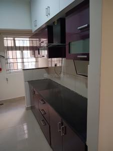 Kitchen Image of 1082 Sq.ft 3 BHK Apartment / Flat for rent in Provident Sunworth City, Kambipura Bengaluru for Rs. 24000