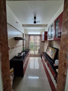 Kitchen Image of 1000 Sq.ft 2 BHK Apartment / Flat for rent in Ravi Estate, Thane West Thane for Rs. 45000