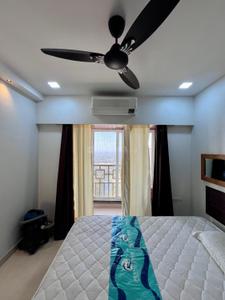 Bedroom Image of 1450 Sq.ft 3 BHK Apartment / Flat for rent in Paradise Sai World City, Panvel Navi Mumbai for Rs. 40000