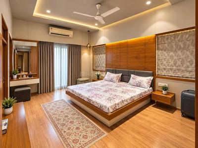 Bedroom Image of 2100 Sq.ft 3 BHK Apartment / Flat for rent in Addor Cloud 9, Ambawadi Ahmedabad for Rs. 60000