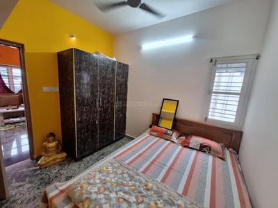 Bedroom Image of 1100 Sq.ft 2 BHK Builder Floor for rent in Hulimavu Bengaluru for Rs. 28000
