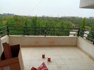 Balcony Image of 1300 Sq.ft 3 BHK Apartment / Flat for rent in Khushbu Soham Residency Building B And C, Pimple Gurav Pune for Rs. 30000