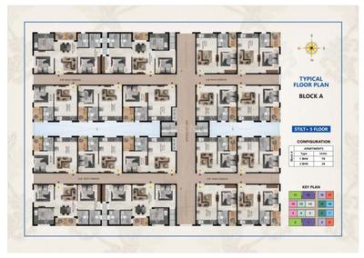 Floor Plan Image of 491 Sq.ft 1 BHK Apartment / Flat for sale in Empire Gurudev Villa, Guduvancheri Chennai for Rs. 2800000