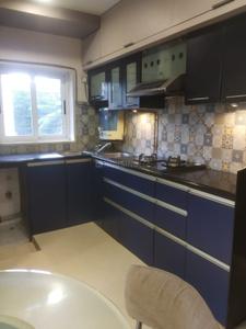 Kitchen Image of 650 Sq.ft 1 BHK Apartment / Flat for rent in Lok Gaurav Complex, Vikhroli West Mumbai for Rs. 48000