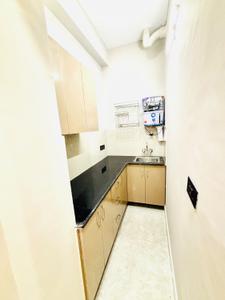 Kitchen Image of 593 Sq.ft 1 RK Independent House for rent in Sector 52 Gurgaon for Rs. 21000