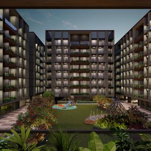 Image of 1925 Sq.ft 3 BHK Apartment / Flat for sale in Vesu, Surat for Rs. 9300000