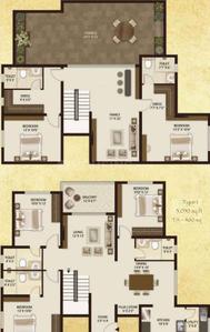 Image of 1746 Sq.ft 3 BHK Apartment / Flat for sale in Legacy Salvador, Yelahanka, Bengaluru for Rs. 26300000