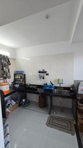 Kitchen Image of 424 Sq.ft 1 BHK Apartment / Flat for sale in Global Pranam, Bhugaon Pune for Rs. 5000000