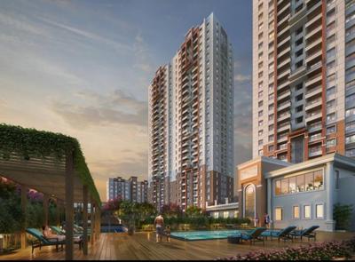 Building Image of 950 Sq.ft 2 BHK Apartment / Flat for sale in Nyati Exuberance, Mohammed Wadi Pune for Rs. 6090000