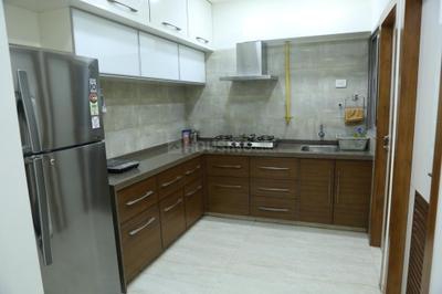 Kitchen Image of 1200 Sq.ft 2 BHK Apartment / Flat for rent in Orchid Blues, Shela Ahmedabad for Rs. 29000
