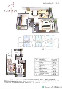 Image of 1000 Sq.ft 2 BHK Apartment / Flat for sale in Shantee Flamingo Residency, Vasai West, Vasai for Rs. 6000000