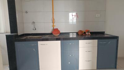 Kitchen Image of 850 Sq.ft 1 BHK Apartment / Flat for rent in Aryanparv Aarambh, Ujala Circle Ahmedabad for Rs. 15000