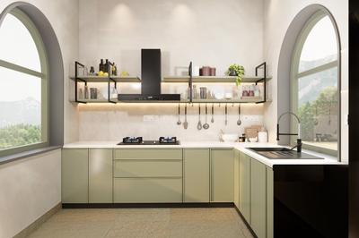 Kitchen Image of 900 Sq.ft 2 BHK Builder Floor for sale in Jaipuria Sunrise Greens NH 24 BLOCK C1, Lal Kuan Ghaziabad for Rs. 7500000