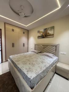 Bedroom Image of 594 Sq.ft 1 BHK Builder Floor for sale in Nirwana The Moksha, Khanpur Mohali for Rs. 3190000