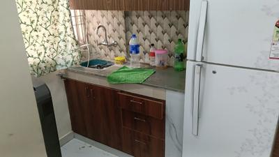 Kitchen Image of 250 Sq.ft 1 RK Apartment / Flat for rent in Emaar Emerald Floors Premier, Sector 65 Gurgaon for Rs. 12500