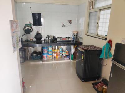 Kitchen Image of 600 Sq.ft 1 BHK Apartment / Flat for rent in Chakan Pune for Rs. 12000