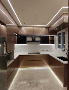 Kitchen Image of 1905 Sq.ft 3 BHK Apartment / Flat for rent in Alekhya Palm Woods, Financial District Hyderabad for Rs. 60000