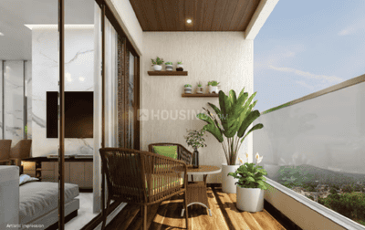 Image of 1050 Sq.ft 2 BHK Apartment / Flat for sale in Gulmohar Esteban, Mundhwa, Pune for Rs. 9500000