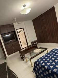 Bedroom Image of 1500 Sq.ft 1 BHK Builder Floor for rent in Hauz Khas New Delhi for Rs. 60000