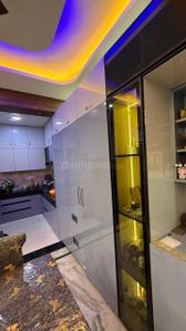 Kitchen Image of 1350 Sq.ft 3 BHK Apartment / Flat for rent in MSX Group Alpha Homes, Alpha I Greater Noida for Rs. 30000