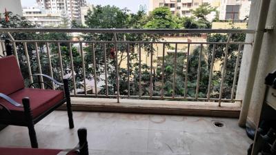 Balcony Image of 650 Sq.ft 1 BHK Apartment / Flat for rent in Mantra Essence, Undri Pune for Rs. 15000