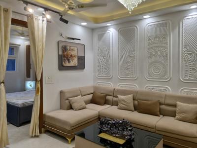 Living Room Image of 810 Sq.ft 3 BHK Apartment / Flat for sale in Dwarka Mor New Delhi for Rs. 5500000