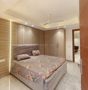 Bedroom Image of 1200 Sq.ft 3 BHK Builder Floor for rent in Rajouri Garden New Delhi for Rs. 55000