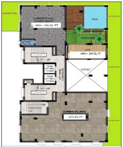 Image of 1485 Sq.ft 3 BHK Apartment / Flat for sale in Jai Vignaharta HIG Cooperative Society, New Town, Kolkata for Rs. 13000000